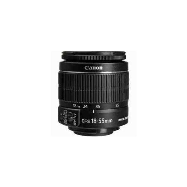 Canon EF-S 18-55mm f/3.5-5.6 IS Auto Focus Lens with Front and Rear Lens Caps, Grey Market