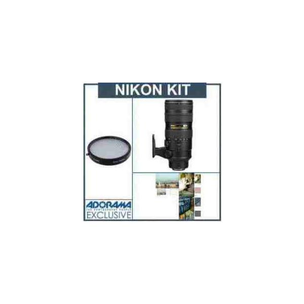 Nikon 70-200mm f/2.8G AF-S VR II Nikkor ED-IF Lens(Black) - Nikon U.S.A. Warranty - with Free 77m
