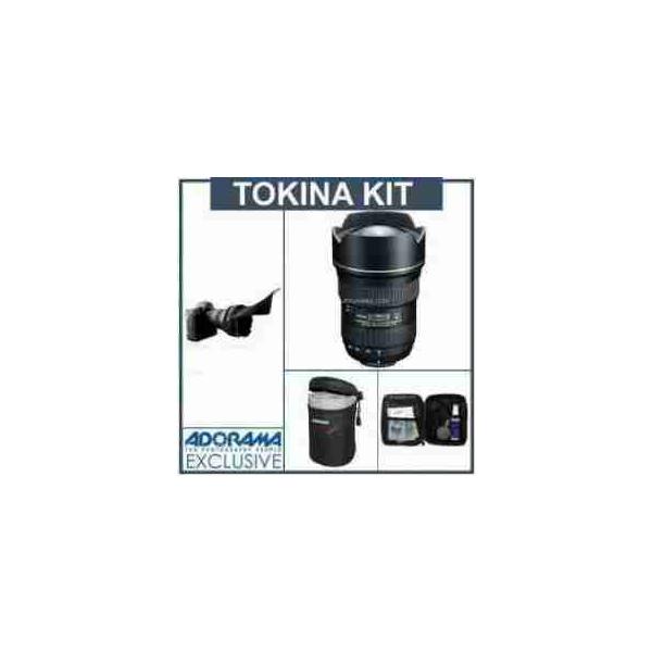 Tokina 16-28MM F/2.8 ATX Pro FX Zoom Lens For Canon EOS Digital SLR Cameras - Bundle - with Flex