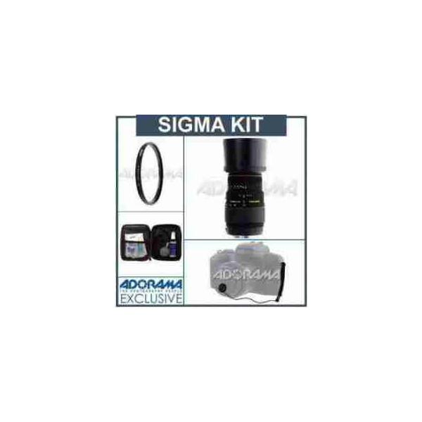 Sigma 70-300mm f/4-5.6 APO DG Macro Tele Zoom Lens Kit, for Canon EOS Cameras Kit, with Tiffen 58