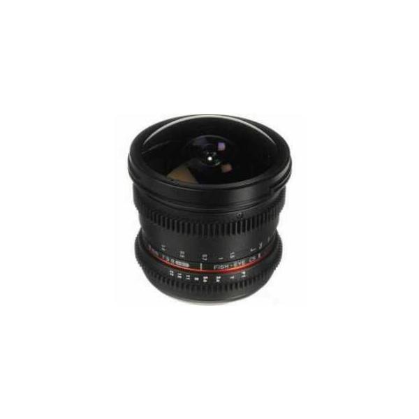 Bower 8mm T/3.8 Fisheye HD Cine Lens for Olympus Four-Thirds DSLR Mount