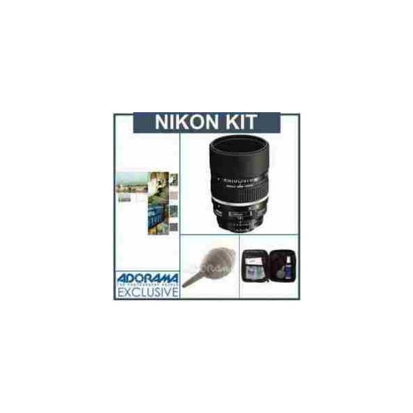 Nikon 105mm f/2 AF-D DC Nikkor Telephoto Lens - Nikon U.S.A. Warranty - Accessory Bundle with Tif
