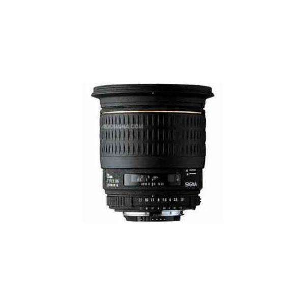 Sigma 20mm f/1.8 EX Aspherical DG DF RF AutoFocus Super Wide Angle Lens with Hood for Nikon AF D