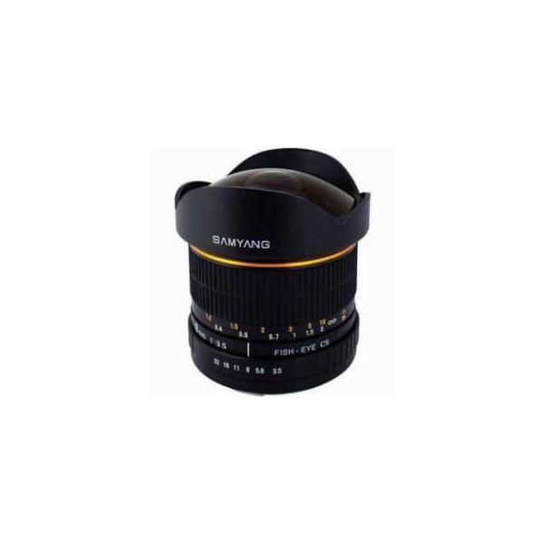 Samyang 8mm Ultra Wide Angle f/3.5 Fisheye Lens for Canon Mount