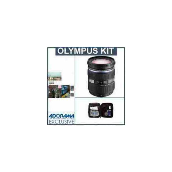 Olympus Zuiko 12-60mm f/2.8-4 Digital ED SWD Lens Kit, with Tiffen 72mm Wide Angle Filter Kit, Ad