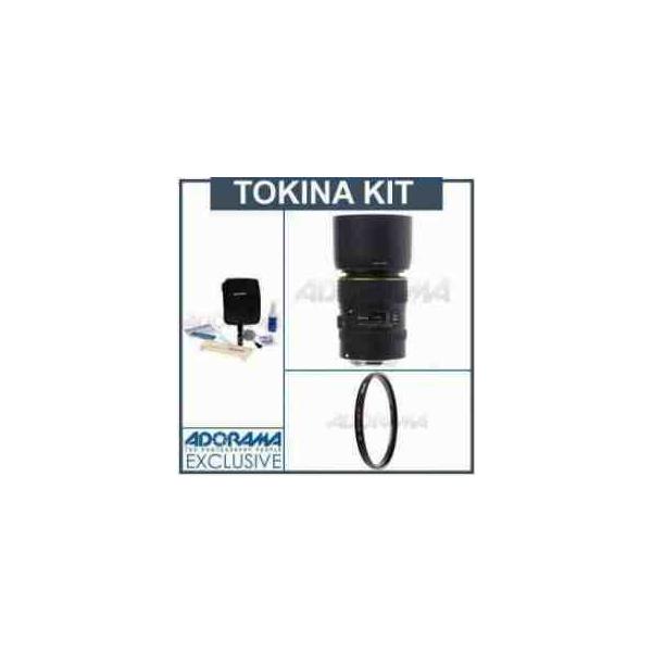 Tokina AT-X 100mm f/2.8 PRO D Macro Lens Kit,for Canon EOS with Tiffen 55mm UV Filter, Profession