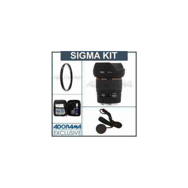 Sigma 28mm f/1.8 EX DG Aspherical Macro AF Wide Angle Lens Kit, for Canon EOS Cameras, with Tiffe