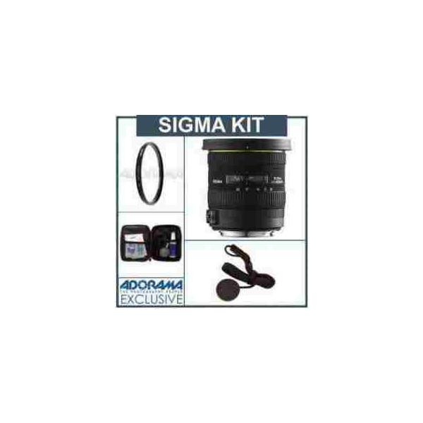 Sigma 10-20mm f/3.5 EX DC HSM AF Zoom Lens kit. for Sigma Digital SLR Cameras . with Tiffen 82mm