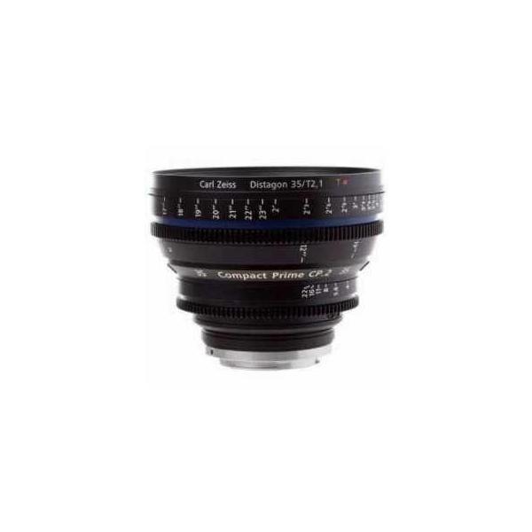 Zeiss Compact Prime CP.2 35mm f/2.1 T(Feet) Lens with Canon EF EOS Mount