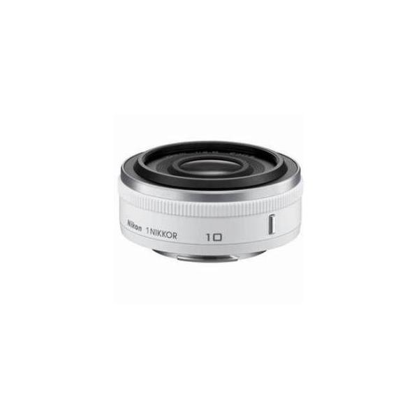 Nikon 1 Nikkor 10mm f/2.8 Lens for Mirrorless Camera System - White