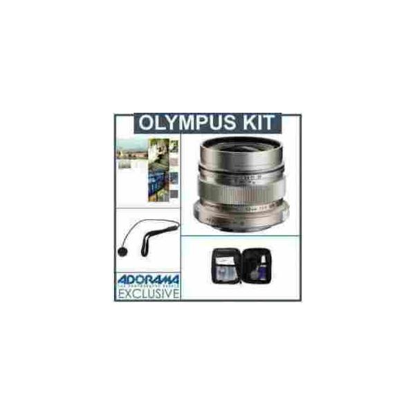 Olympus M.Zuiko Digital ED 12mm F/2 - for Micro Four Thirds System - Lens Bundle - with Tiffen 46