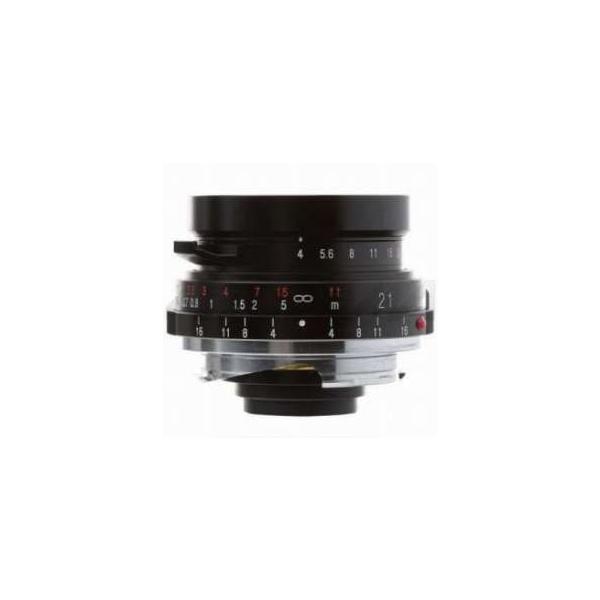 Voigtlander Color-Skopar 21mm f/4.0 Pancake Lens with Leica M Mount - Black