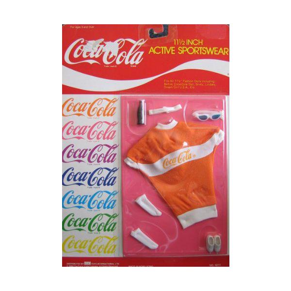 Coca Cola Active Sportwear ファッション For Barbie(バービー)， Sindy， Lindsey， Dream Girl USA &amp;
