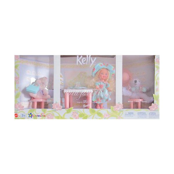 Barbie(バービー) KELLY TEA FOR THREE Playset / Piggy &amp; Bear ”R” 限定 (2002)