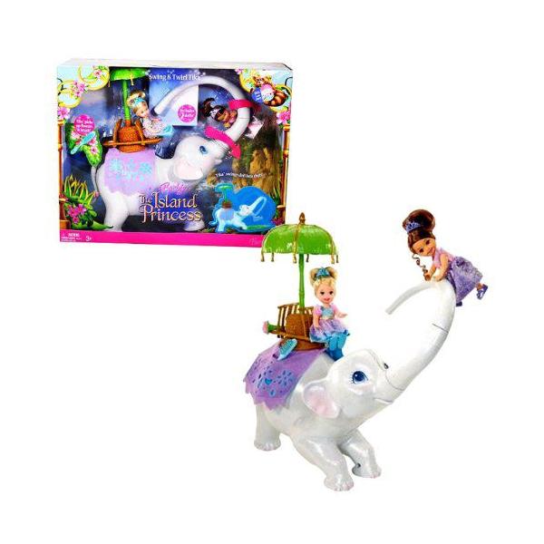 Mattel Year 2007 Barbie(バービー) as ”The Isl＆ Princess” シリーズ Playset - SWING &amp; TWIRL TIKA