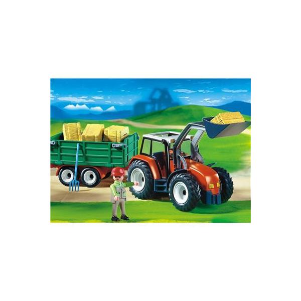 アガツマ プレイモービル のりもの トレーラー付トラクター 4496 ブロック 価格比較 価格 Com