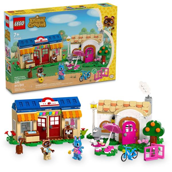 レゴ(LEGO) どうぶつの森 ヌークのクラニー&ロージーの家 組み立て可能なビデオゲームおもちゃ 子供向け どうぶつの森のおもちゃフィギュ