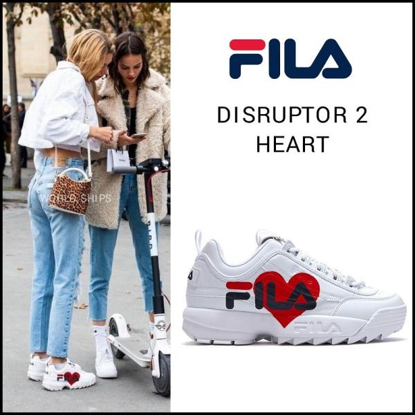 フィラ ディスラプター 2 ハート柄 フィラ 厚底スニーカー レディース Fila Disruptor 2 Heart ユニセックス 海外正規品 Fila 12 World Ships 通販 Yahoo ショッピング
