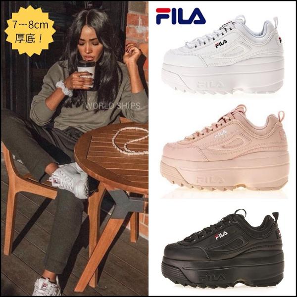 フィラ 厚底 スニーカー レディース フィラ ディスラプター 2 プラットフォーム フィラ スニーカー メンズ Fila Disruptor 2 ウェッジソール 海外限定正規品 Fila 13 World Ships 通販 Yahoo ショッピング