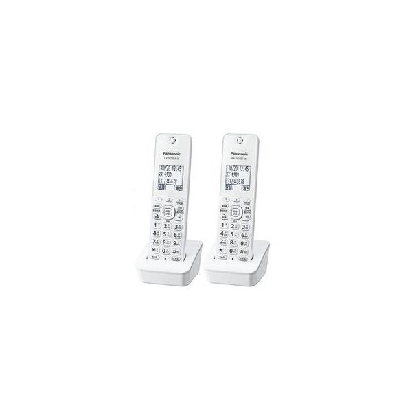 パナソニック 増設子機 1.9GHz DECT準拠方式 ホワイト KX-FKD404-W 2台セット 【訳アリ】 :0325-9000065:world shop 通販 ほぼ新品★パナソニック 増設子機 ホワイト KX-FKD404-W