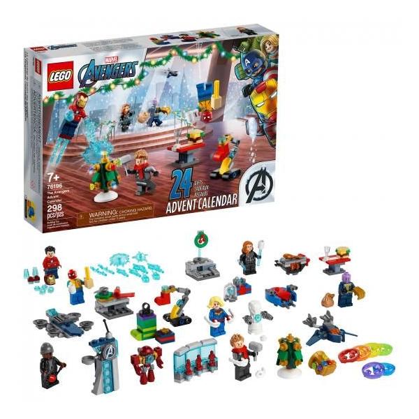 LEGO レゴ マーベル アベンジャーズ アドベントカレンダー 76196 組み立てキット。スーパーヒーロー組み立て玩具のファンへの素晴らしいギフト。2021年新発