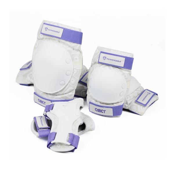 フライングイーグル FLYING EAGLE インラインスケート プロテクター COBET PROTECTOR PURPLE 三点セット