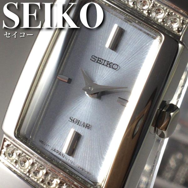 SEIKO 腕時計　セイコー　海外モデル　電池式 SEIKO（セイコー） シンプル ソーラー 電池交換不要 女性腕時計