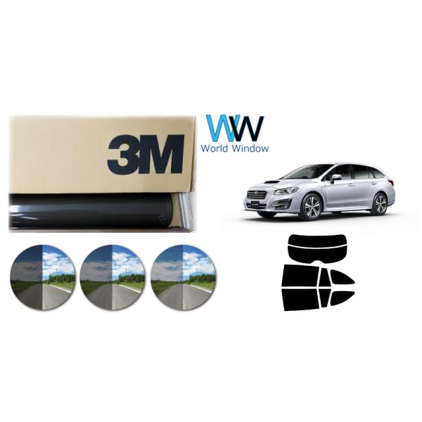 遮熱 3M スモークIR スバル レヴォーグ VMG / VM4 カット済み カーフィルム リアセット