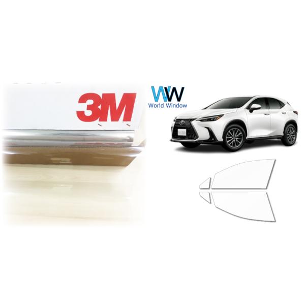 透明 遮熱 3M クリスタリン90 レクサス(LEXUS) NX (20系) 車種別 カット済みカーフィルム フロントドア用