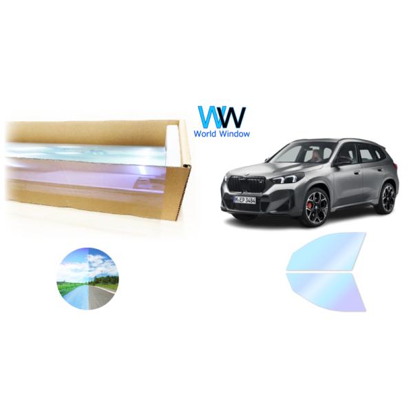 ピュアゴーストプレミアム91 遮熱フィルム BMW X1シリーズ(U11) カット済みカーフィルム フロントドアセット用