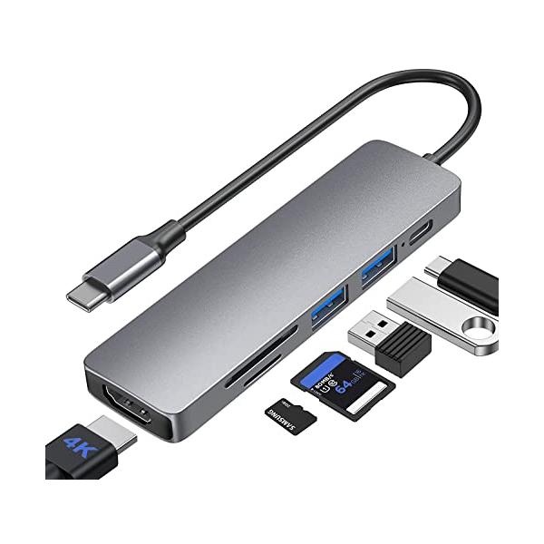 ナカバヤシ CRW-DCSD75GY(グレー) PC タブレット対応 USB2.0 Type-CA アルミカードリーダー
