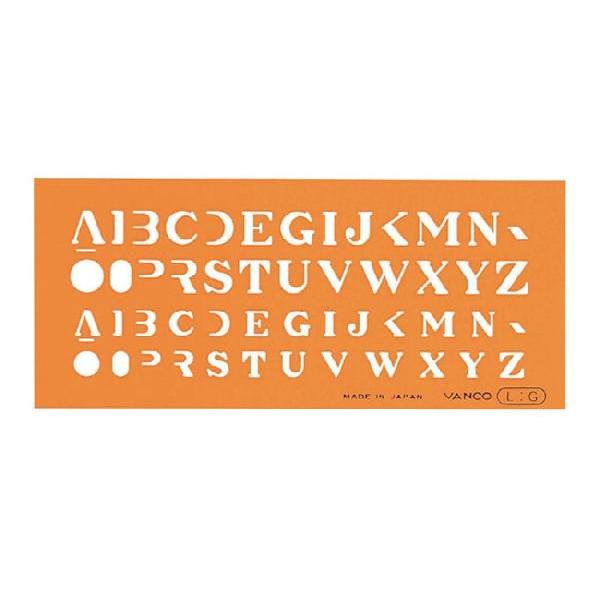 Vanco バンコ L型テンプレート アルファベット L G Office Wow 通販 Yahoo ショッピング