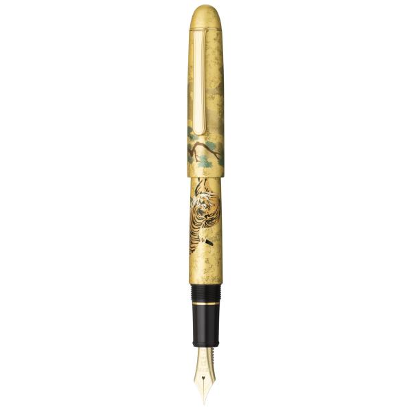 ☆プラチナ 万年筆 松虎　♯3776 14k 3776 センチュリー PLATINUM プラチナ万年筆 CENTURY 金沢箔 松虎 #55