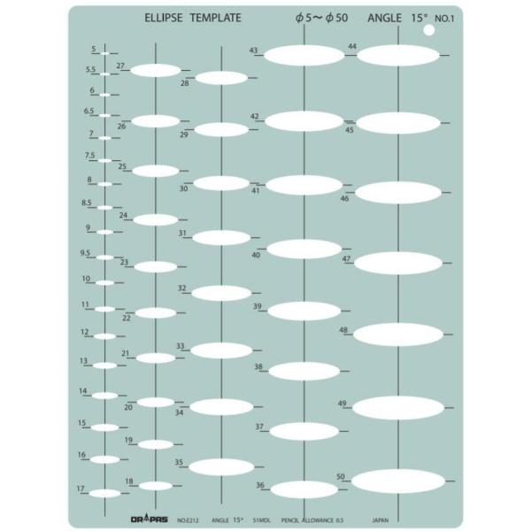 DRAPAS hpX ev[g E^ ȉ~K 15° No.1 No.31-E212