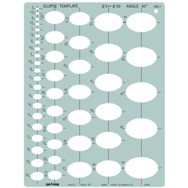 DRAPAS hpX ev[g E^ ȉ~K 45° No.1 No.31-E217