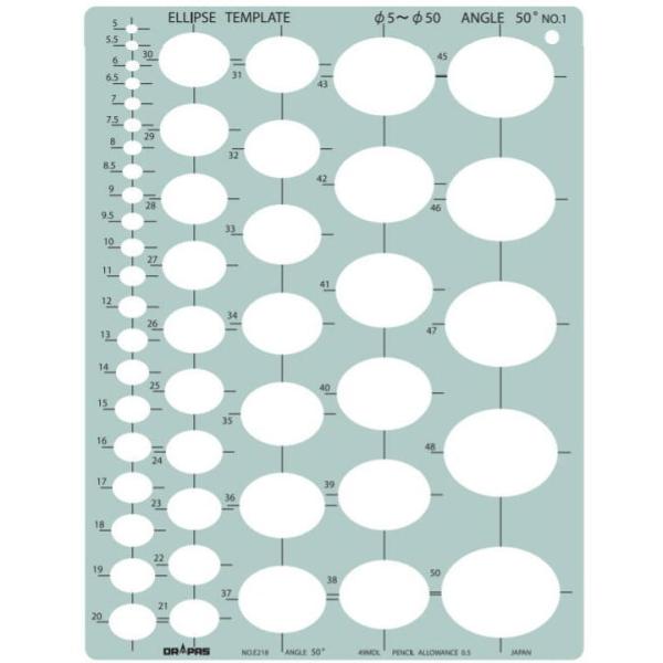 DRAPAS hpX ev[g E^ ȉ~K 50° No.1 No.31-E218