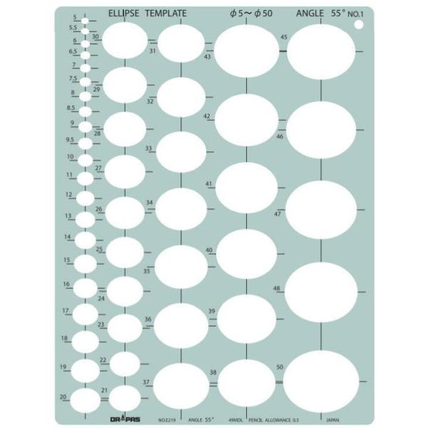 DRAPAS hpX ev[g E^ ȉ~K 55° No.1 No.31-E219