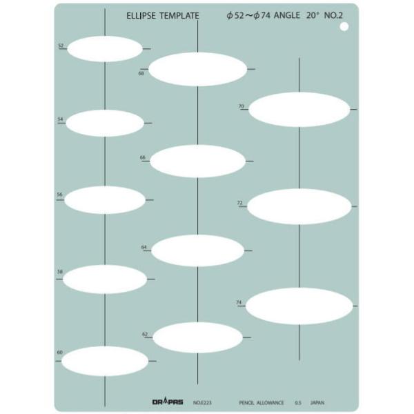 DRAPAS hpX ev[g E^ ȉ~K 20° No.2 No.31-E223