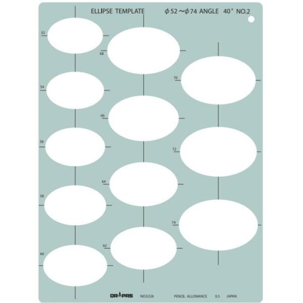 DRAPAS hpX ev[g E^ ȉ~K 40° No.2 No.31-E226