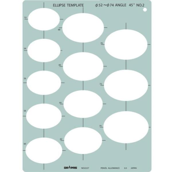 DRAPAS hpX ev[g E^ ȉ~K 45° No.2 No.31-E227