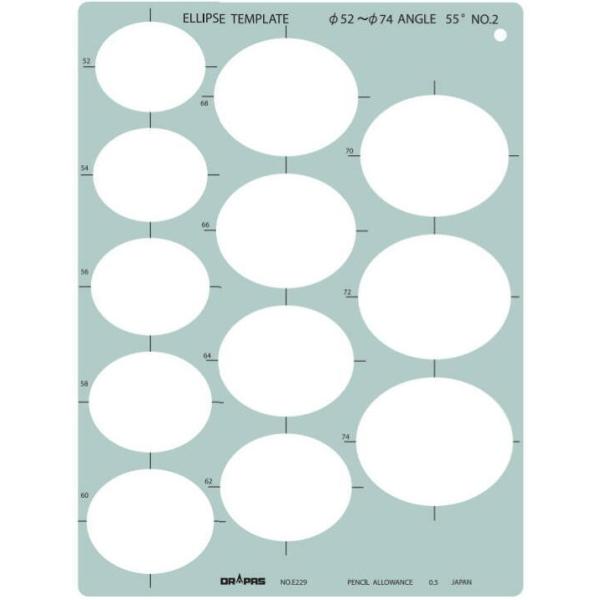 DRAPAS hpX ev[g E^ ȉ~K 55° No.2 No.31-E229