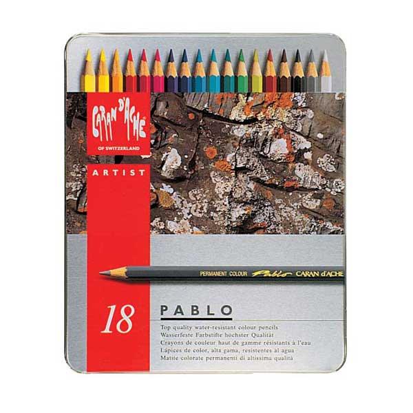カランダッシュ パブロ 18色セット 0666-318 [日本正規品] 6g7v4d0 Amazon.co.jp: カラン ダッシュ 0666-318 パブロ油性色鉛筆 18色