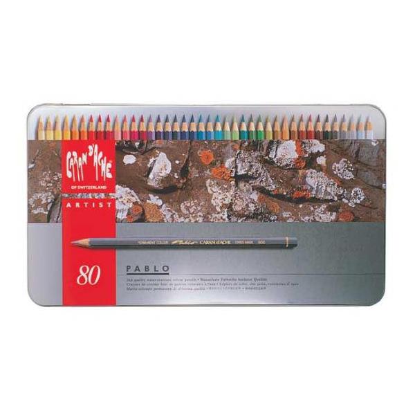 CARAN d'ACHE カラン ダッシュ 0666-380 パブロ色鉛筆 80色