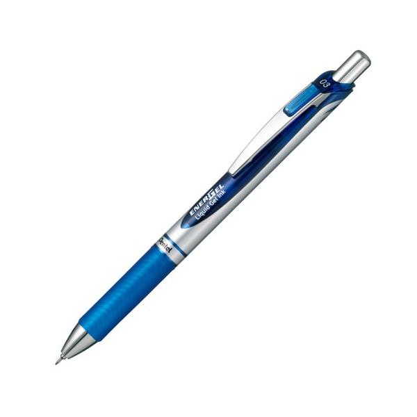 ぺんてる ノック式 エナージェル BLN73-C [青] (ボールペン) 価格比較