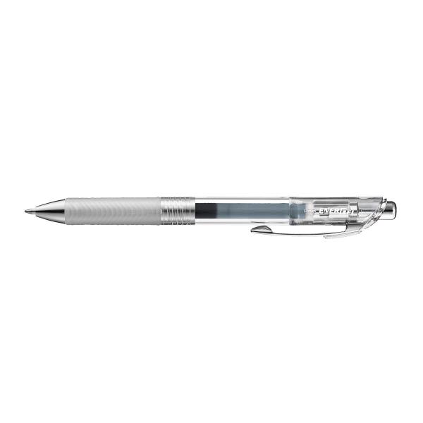 ぺんてる ゲルインキボールペン エナージェル インフリー 極細 0.5mm ラフグレー BLN75TL-N2