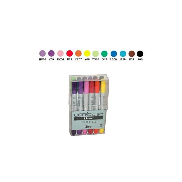 Too Copic Ciao コピックチャオ 12色セット Buyee Buyee Japanese Proxy Service Buy From Japan Bot Online