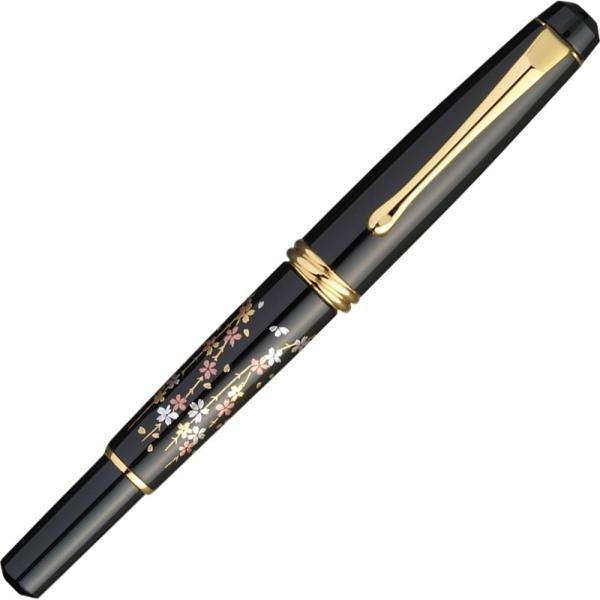 呉竹 くれ竹万年毛筆 夢銀河 蒔絵物語 枝垂桜 DAY140-32 : Office WOW