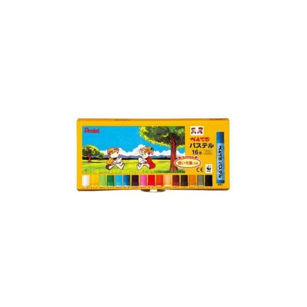 ぺんてる パステル 16色 GHSR-16 : Office WOW！ - 通販 - Yahoo