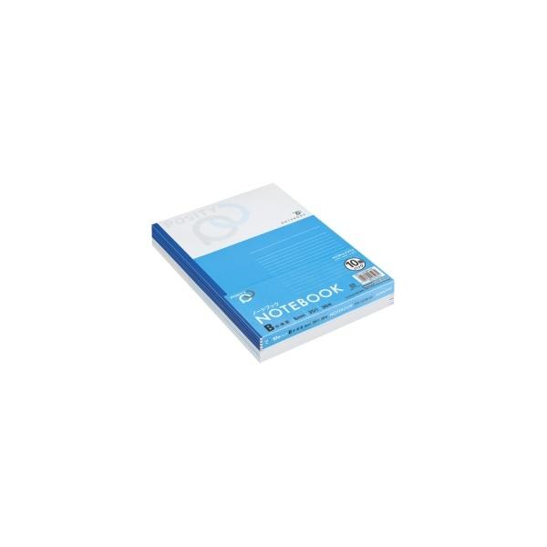 他サイト： コクヨ ノート POSITY セミB5 30枚 中横罫 10冊組 P3ノ-31BX10の商品画像