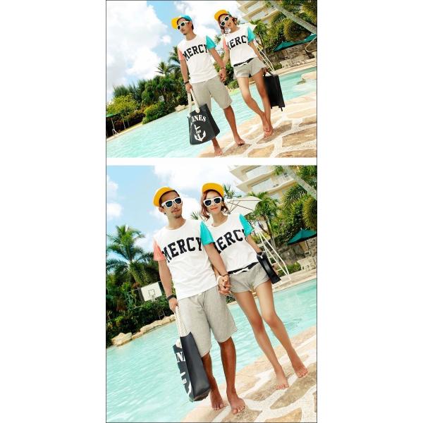 ペアルック 上下セット 夏 部屋着 セットアップ スウェット ジャージ メンズ レディース カップル ペアtシャツ パンツ ルームウェア パジャマ 半袖 夏 F 5 Buyee Buyee 日本の通販商品 オークションの代理入札 代理購入